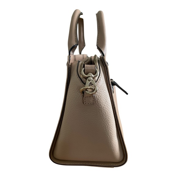 Kate Spade Mini Bernadine Hadley Satchel Tan Leather Handbag w/Crossbody Strap - Picture 3 of 10